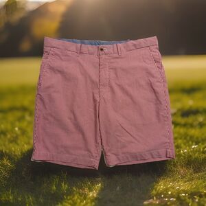 Polo Golf Ralph Lauren Shorts Seersucker Men's Size 36 Red White Stripe Chino RL